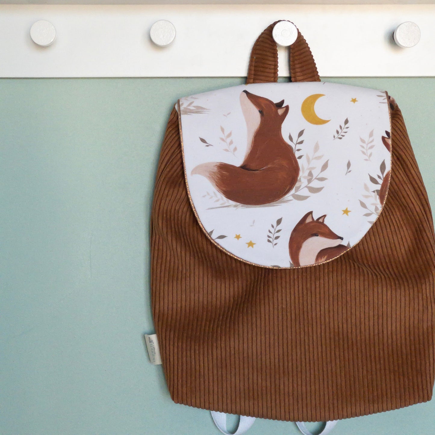 Sac à dos velours côtelé - Collection animaux