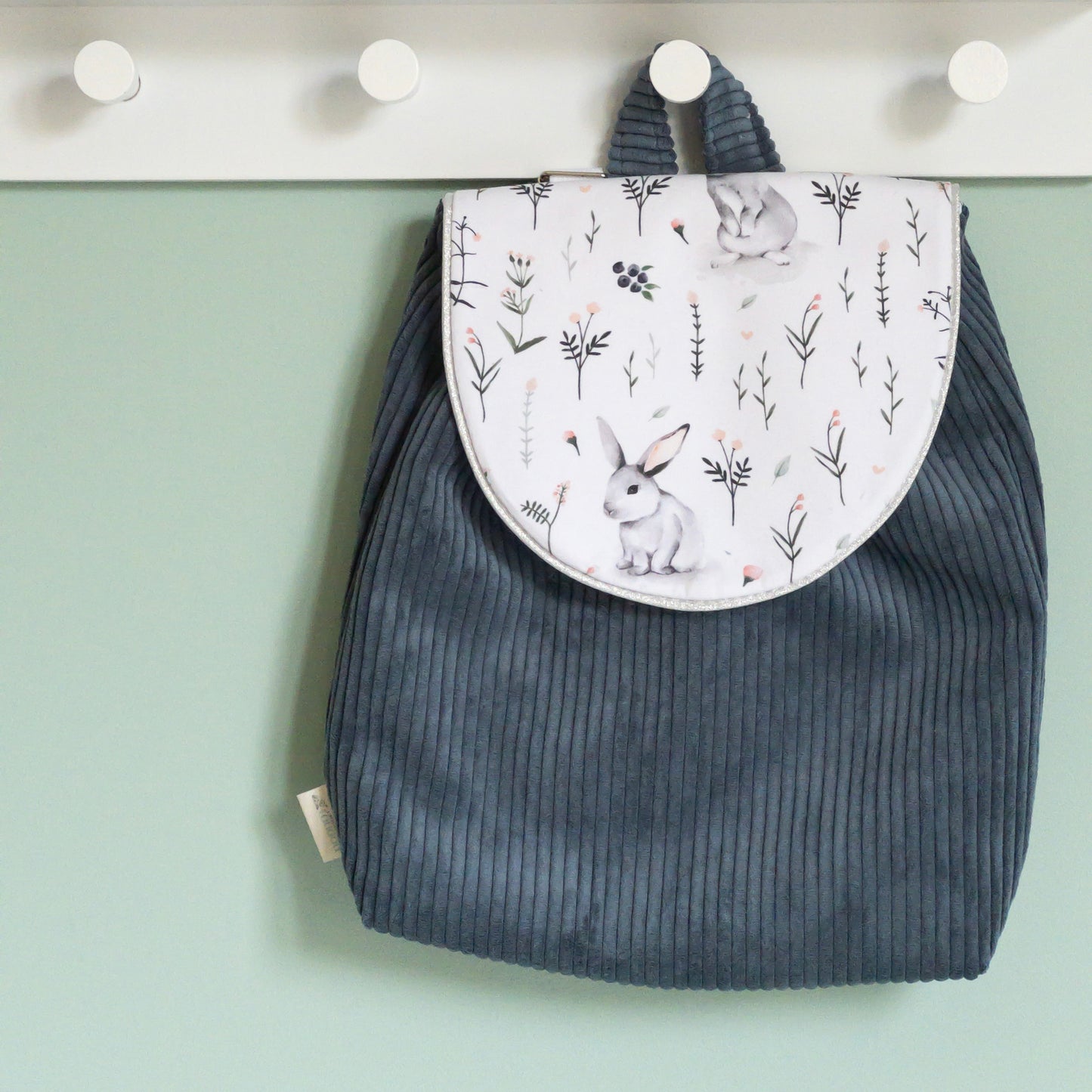 Sac à dos velours côtelé - Collection animaux