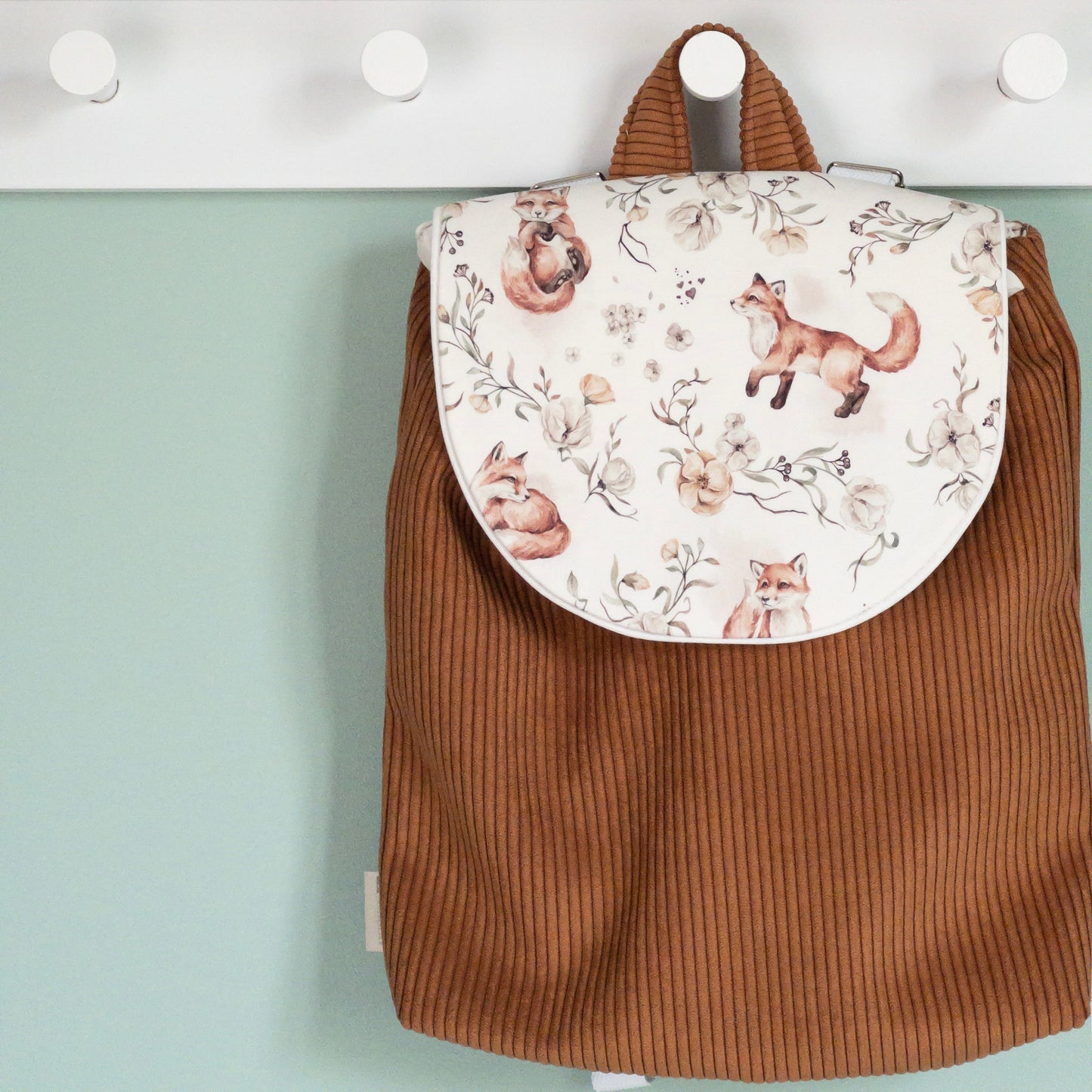 Sac à dos velours côtelé - Collection animaux
