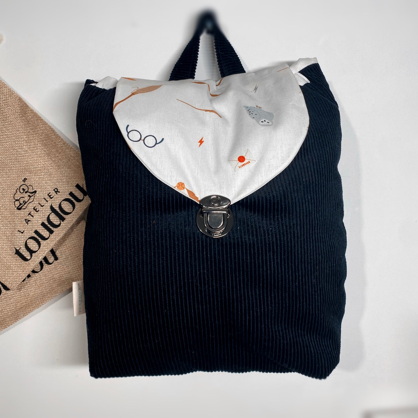 Sac à dos Noir enfants Toudou