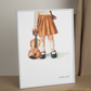 Violon, violoniste, décoration pour chambre enfant, illustration à offrir, , personnalisé, passion musique, aquarelle, petite fille